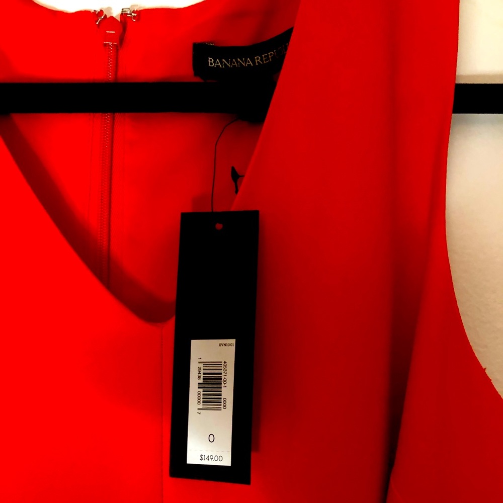 Banana republic red jumpsuit never worn